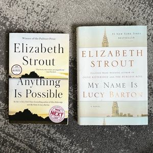 Elizabeth Strout Author Bundle Lot Anything Is Possible & My Name Is Lucy Barton